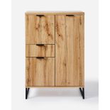 BRAND NEW SHOREDITCH Drinks Cabinet. OAK. RRP £299. The Shoreditch Range is a contemporary and