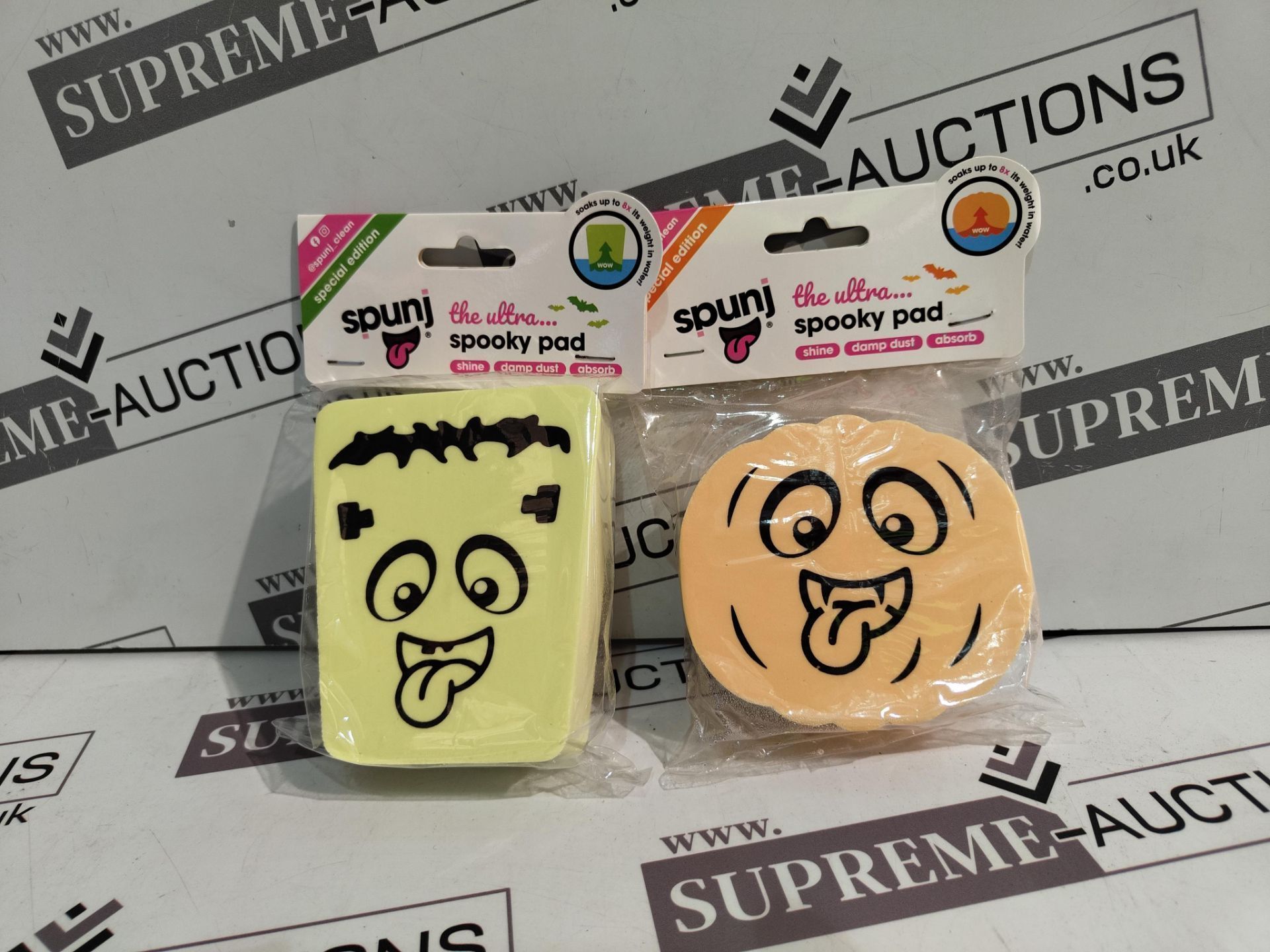 180 X BRAND NEW SPUNJ PAD PUMPKIN AND MONSTER CLIPSTRIPS R12/13 - Image 2 of 2