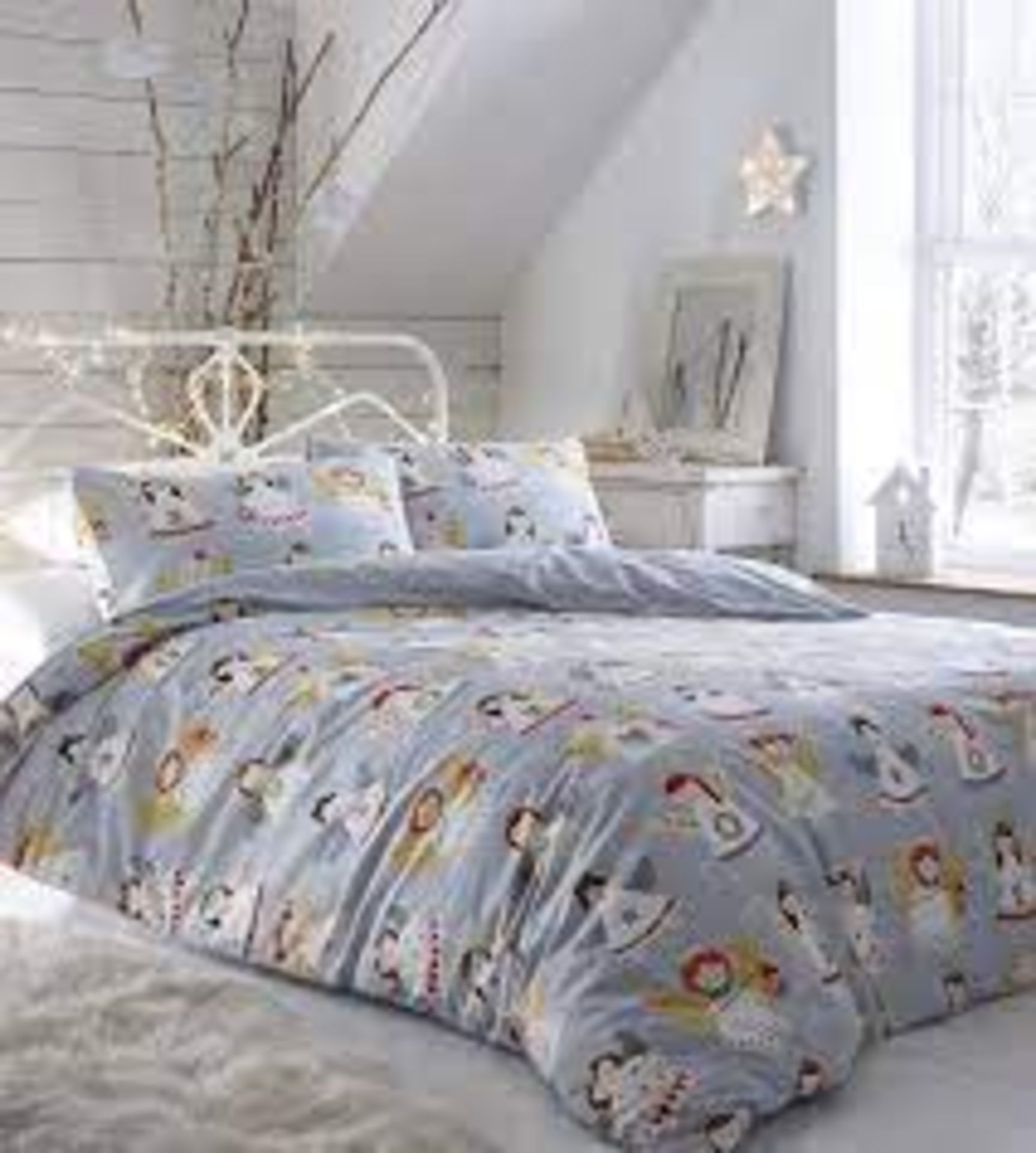 12 X BRAND NEW CHOIR OF ANGELS SINGLE DUVET SETS RRP £70 APW - Image 2 of 2