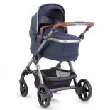 NEW & BOXED SILVER CROSS Wave 2021 4-In-1 Pram & Pushcahair System. INDIGO. RRP £1305. COMPLETE WITH