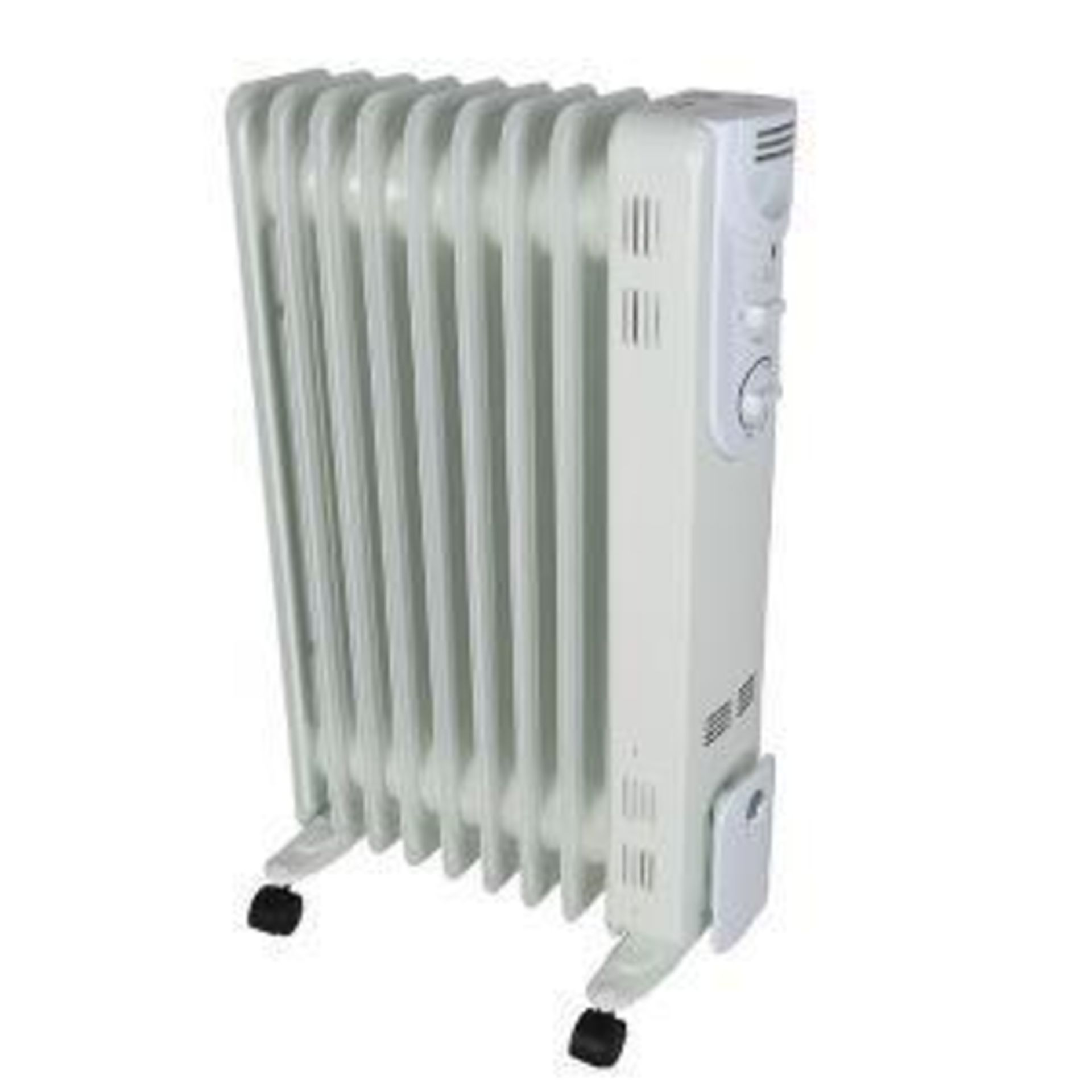 Electric Radiator Oil CYBL20-9 White Portable Freestanding 3 Heat Settings 2000W (LOCATION - H/S 3.