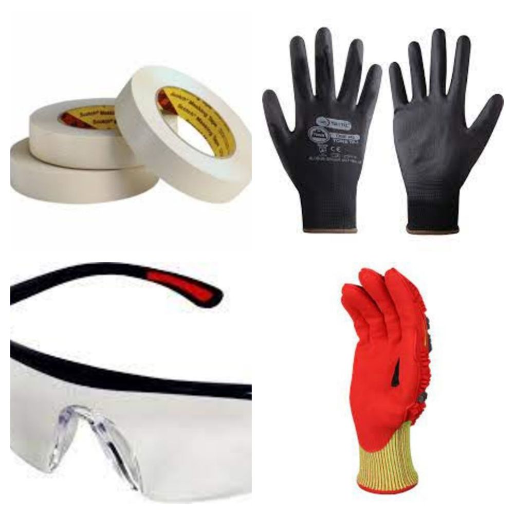 35 PALLETS OF BRAND NEW ARCO STOCK INCLUDING WORK GLOVES, WORK TROUSERS, SKULLCAPS, FILTERS AND MUCH MORE