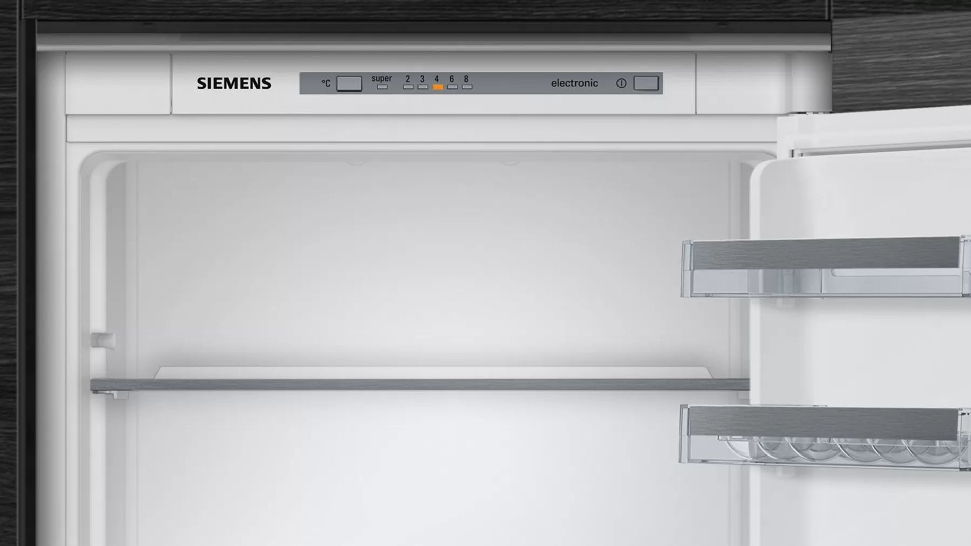 Siemens iQ300 Built-in fridge-freezer with freezer at bottom 177.2 x 54.1 cm sliding hinge - Image 3 of 3