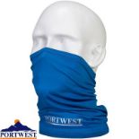 240x Brand New Portwest Anti-Microbial Lightweight Multiway Stretch Scarf - RRP £6.98 Each (R36)