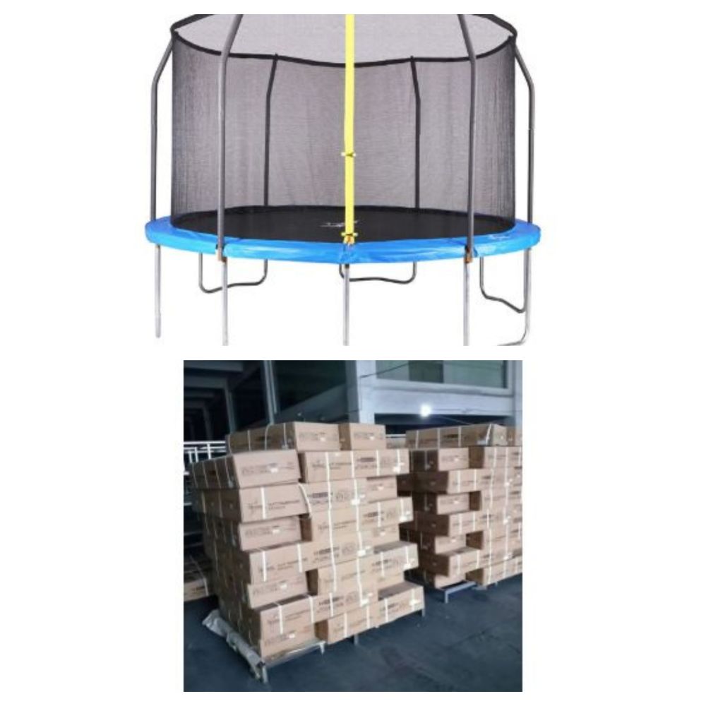 Brand New & Boxed 12 & 14 Foot High Quality Trampolines with Enclosures - Trade & Single Lots - Delivery Available!