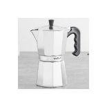 9 Cup Espresso Maker - PW. Master the art of authentic espresso coffee with this elegant 450ml
