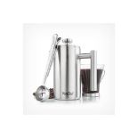 3 Cup Cafetiere with Spoon. - PW. In just 4 minutes your coffee will be ready to filter - use the
