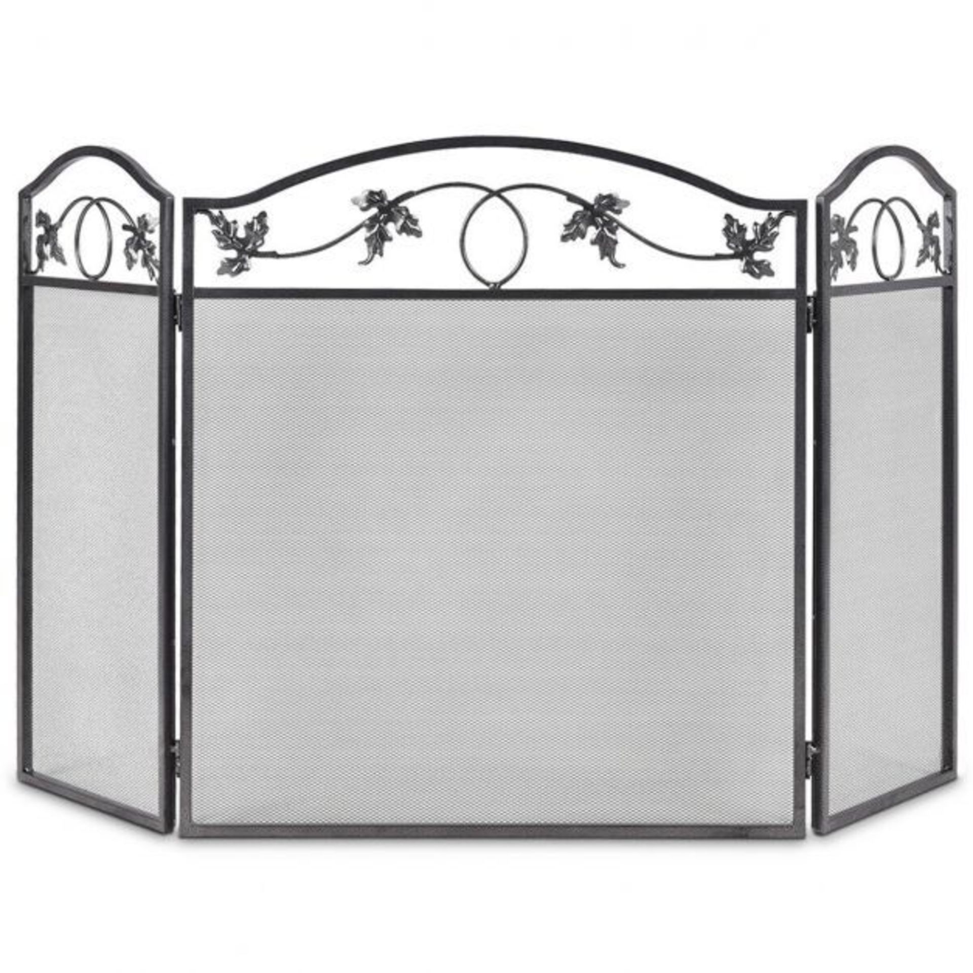 Freestanding Fireguard / Fire Screen. - R14.2. The fine mesh is completed by an elegant hollow