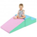 2 Piece Soft Foam Indoor Toddler Climb Slide Activity Play Set -Pink . - R14.2. If you are looking