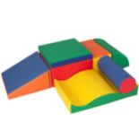 7-Piece Climb and Crawl Activity Play Set with Zippered Cover - R14.6. There are 3 cuboids, a