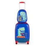 2 Pieces Kids Luggage Set with Spinner Wheels and Retractable Handle. - R14.9. Let your kids enjoy a