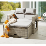 Marseille Day Bed. - SR28. RRP £739.00. This sMarseille garden sofa is complete with 2 hinged side