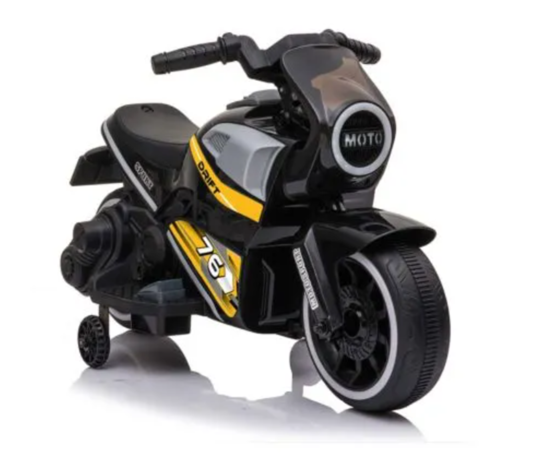 Electric Ride On Motorbike - Black. - SR28. RRP £159.99. Ride on with this nippy Electric