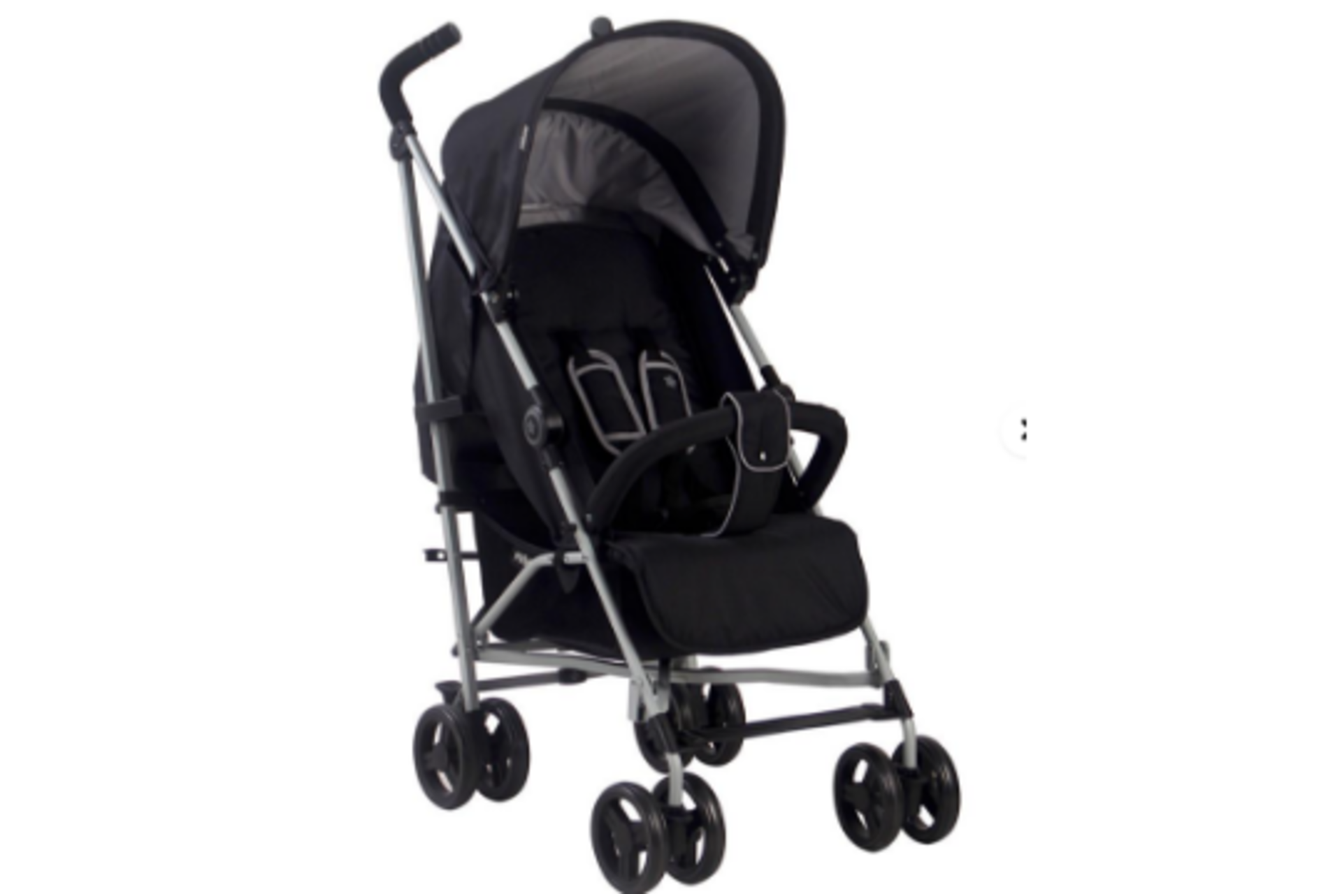 My Babiie MB02 Black Lightweight Stroller. - SR29. RRP £139.99. Our simple yet stylish black