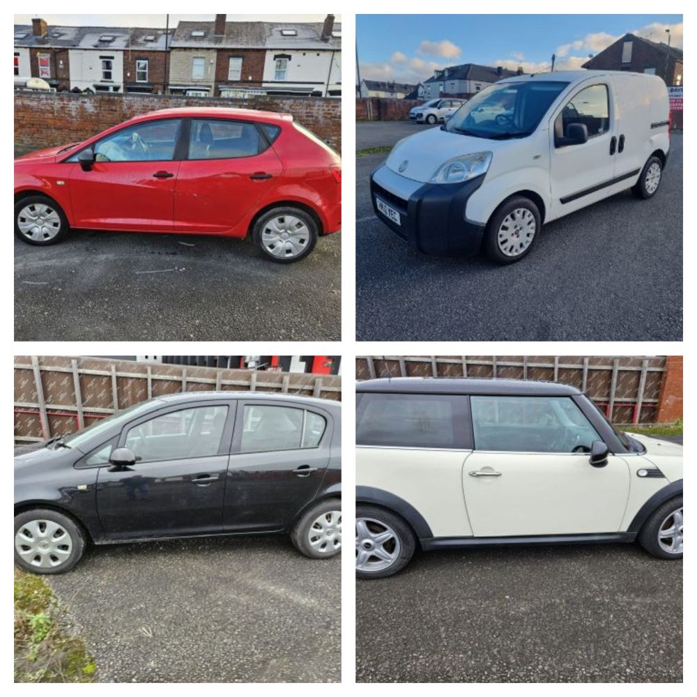 Vehicle Sale on Behalf of High Court Enforcement Agents, Liquidators & Others - Mini, Vauxhall, Seat, Fiat - Cars & Vans