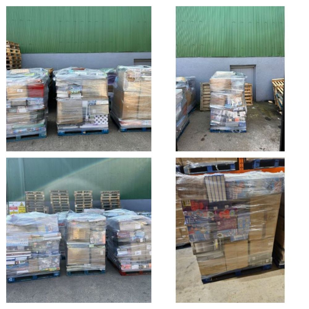 Pallets of Unchecked End of Line Supermarket Pallets - Mystery Pallets - Huge Re-Sale Potential - Delivery Available!