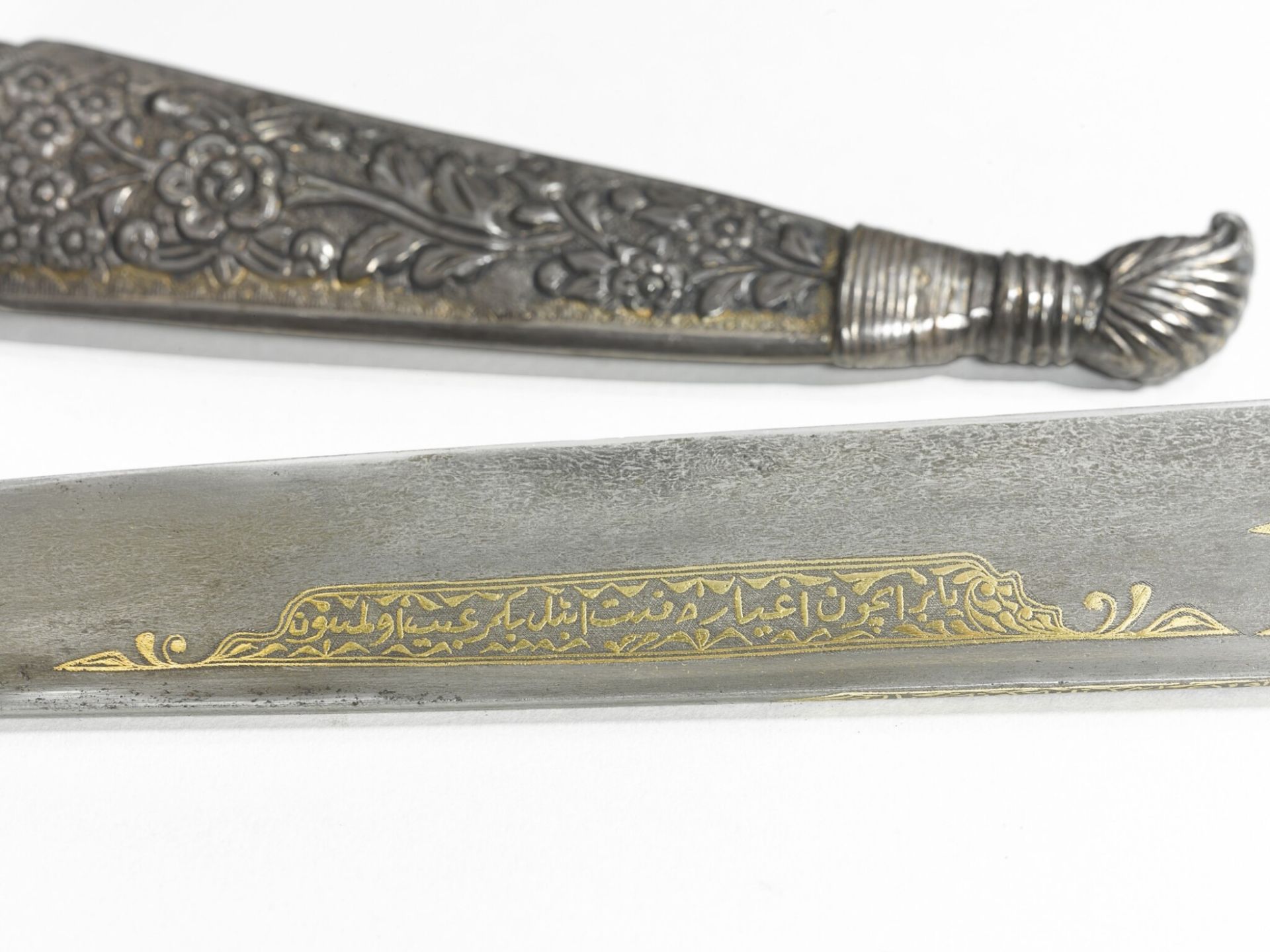 Ottoman agate-hilted dagger with scabbard, Turkey, late 18th/19th century - Image 3 of 4