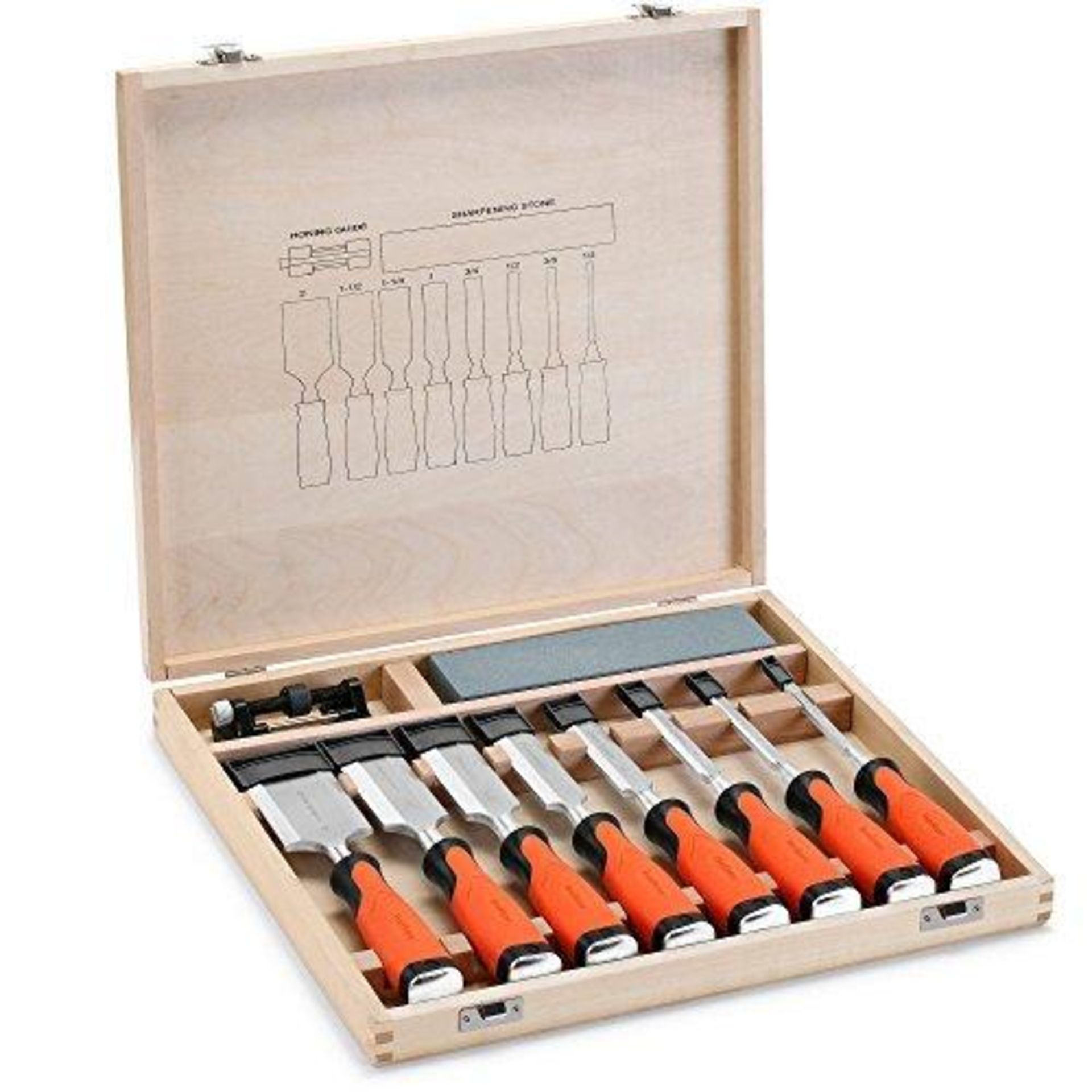 10pc Wood Chisel Set - ER7. Luxury 10pc Wood Chisel SetThis Luxury Chisel Set is just the job for - Image 5 of 5