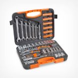 104pc Socket Set - ER7. The Luxury 104-Piece Socket Set comprises a comprehensive range of tools and