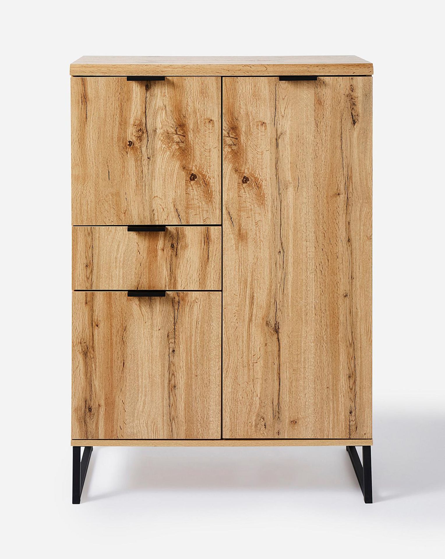 BRAND NEW SHOREDITCH Drinks Cabinet. OAK. RRP £299. The Shoreditch Range is a contemporary and - Image 4 of 8