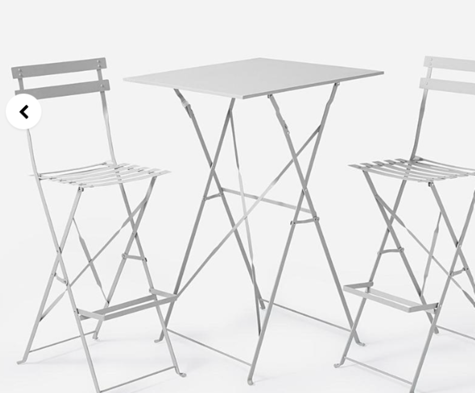 BRAND NEW Palma Bistro Bar Set GREY. RRP £159 EACH. Liven up your - Image 2 of 2