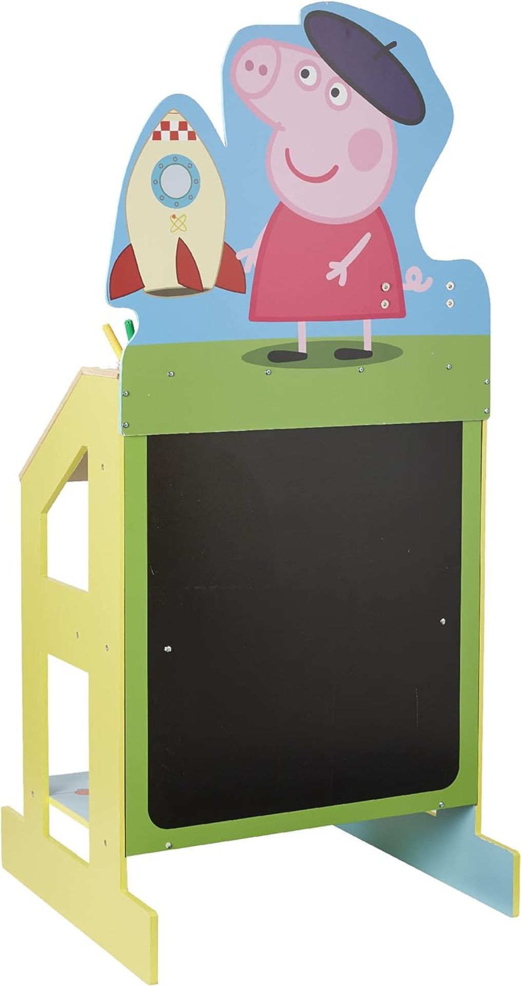 2x NEW & BOXED Peppa Pig Play & Draw Wooden Easel. RRP £69.99 EACH. Peppa's Wooden Play Easel is a - Image 2 of 4