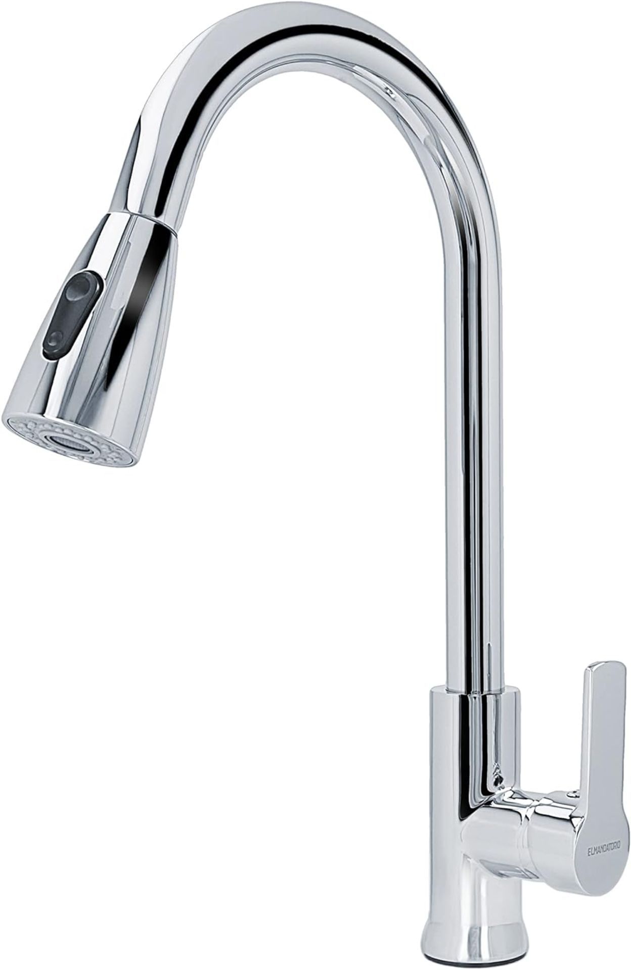 BRAND NEW ELMANDATORIO BRASS MATERIAL KITCHEN FAUCET PULL OUT WATER SPRAY EASYFIT R12.11 - Image 2 of 2