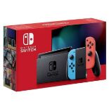 Nintendo Switch Console 1.1 Neon Blue / Neon Red (ER21)Enjoy the full home console experience,