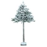 Home 6ft Snowy Half Christmas Tree - Green (LOCATION H/S 2.7.1)