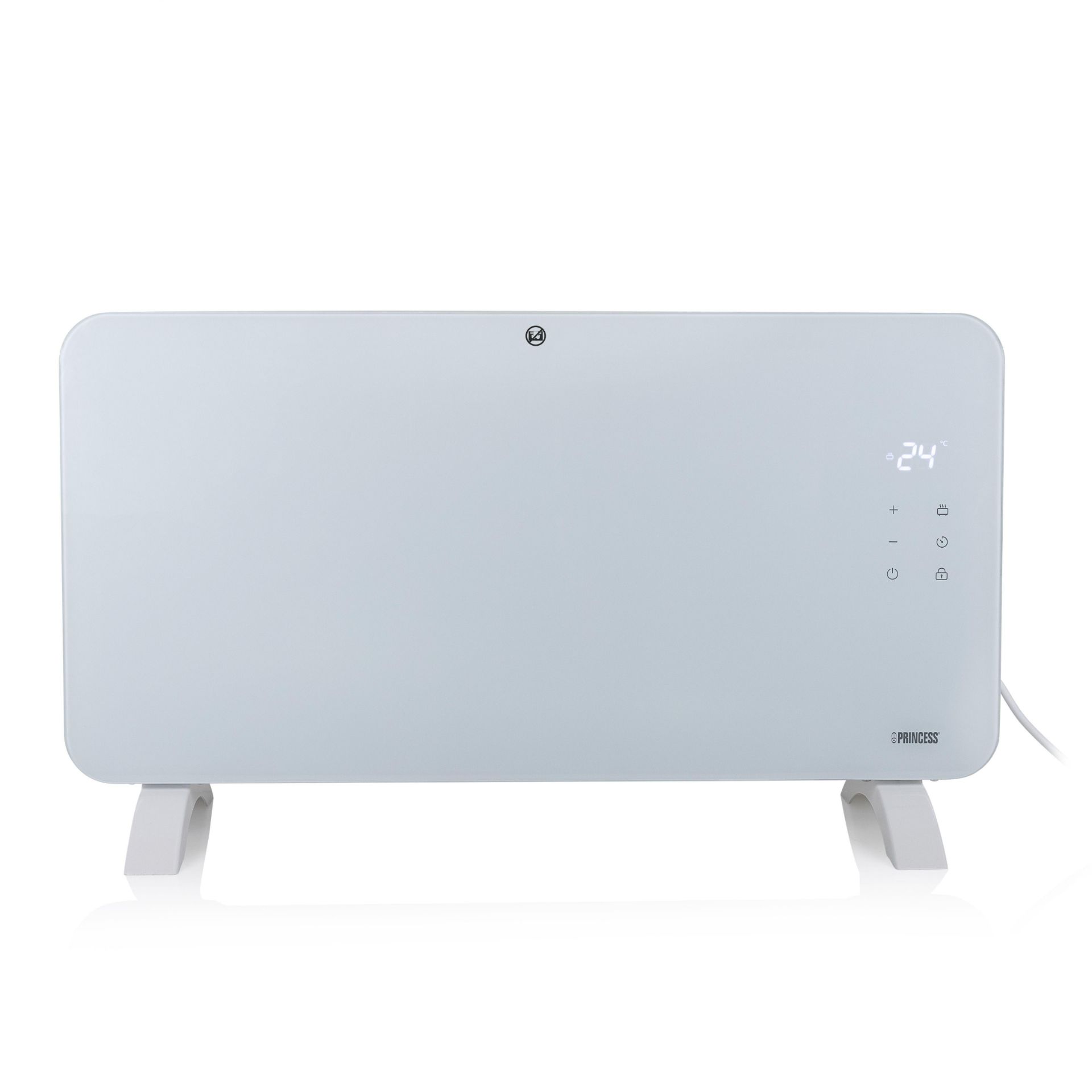 Princess 1500W White Smart Panel Heater (LOCATION - H/S 2.1.1) Suitable for any room in the house,