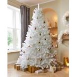 7ft Montana White Shimmer Christmas tree (LOCATION H/S 2.7.1)