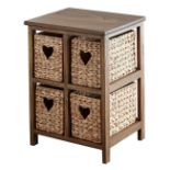 Hyacinth Hearts 2+2 Drawer Unit (LOCATION H/S 2.7.1)