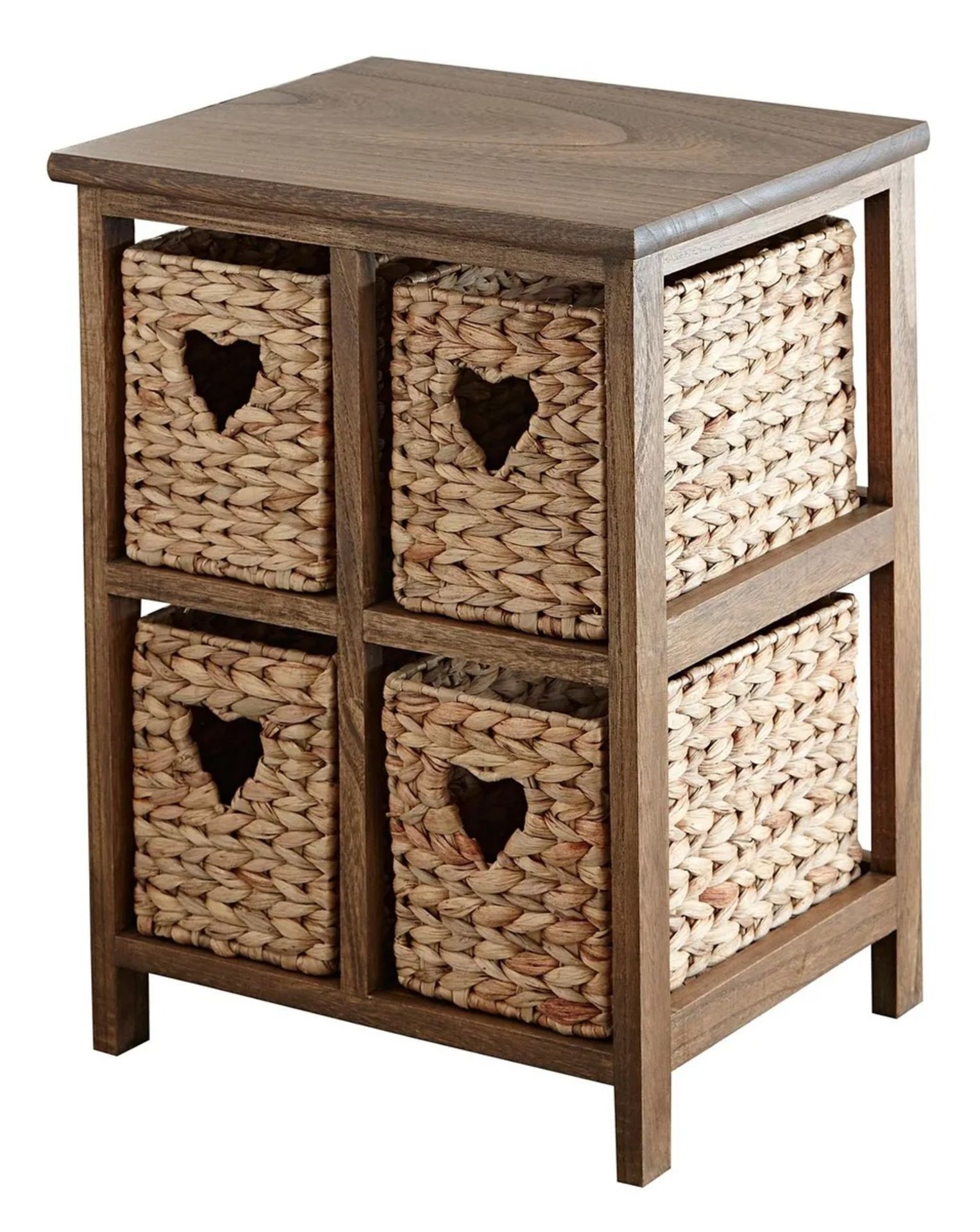 Hyacinth Hearts 4 Drawer Square Unit (LOCATION H/S 2.7.1)