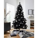 6ft Noir Black Tipped Christmas Tree (LOCATION H/S 2.7.1)