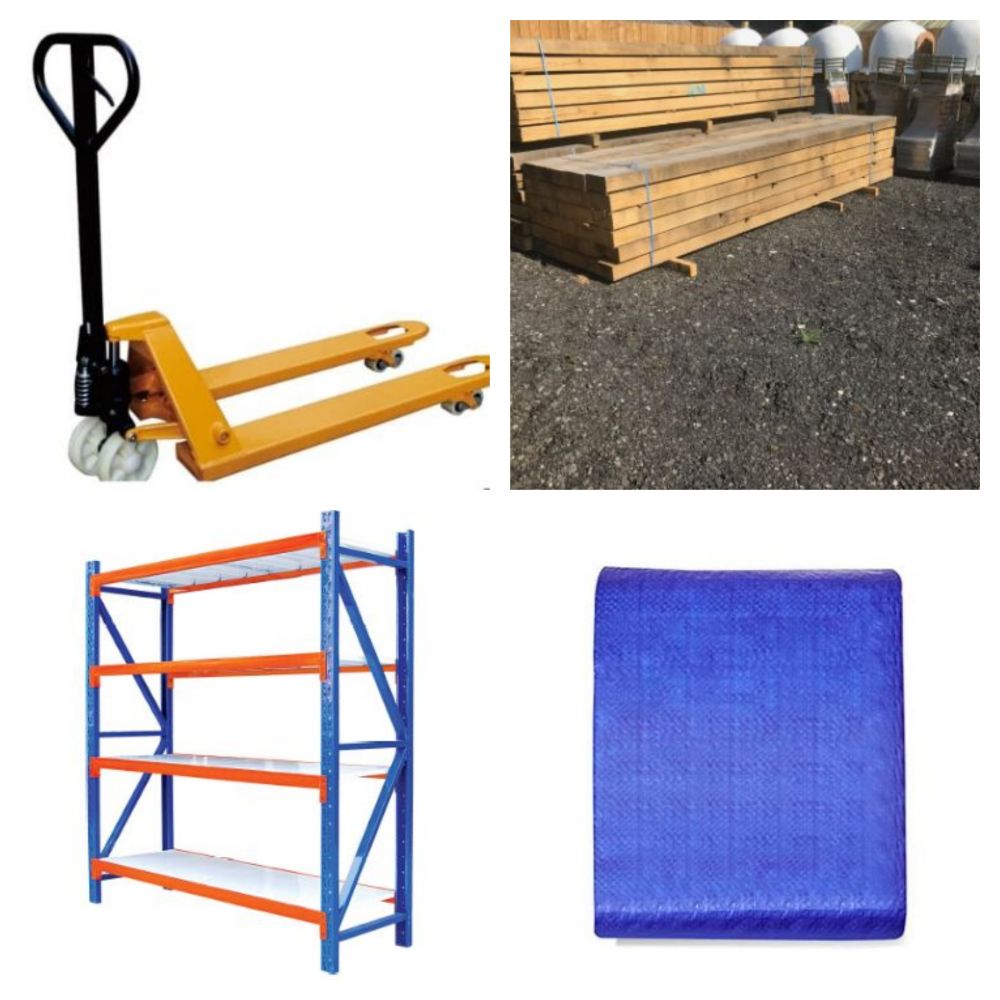 PREMIUM TOOL SETS, PALLET TRUCKS, INDUSTRIAL RACKING, OAK BEAMS AND MUCH MORE