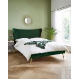 New & Boxed Luxury Markle Velvet Bed. RRP £649.99. Size: Double Colour: Charcoal. Spruce up the look
