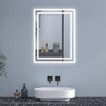 500x700mm Bathroom Mirror With LED Lights And Anti-fog Function (ER44)
