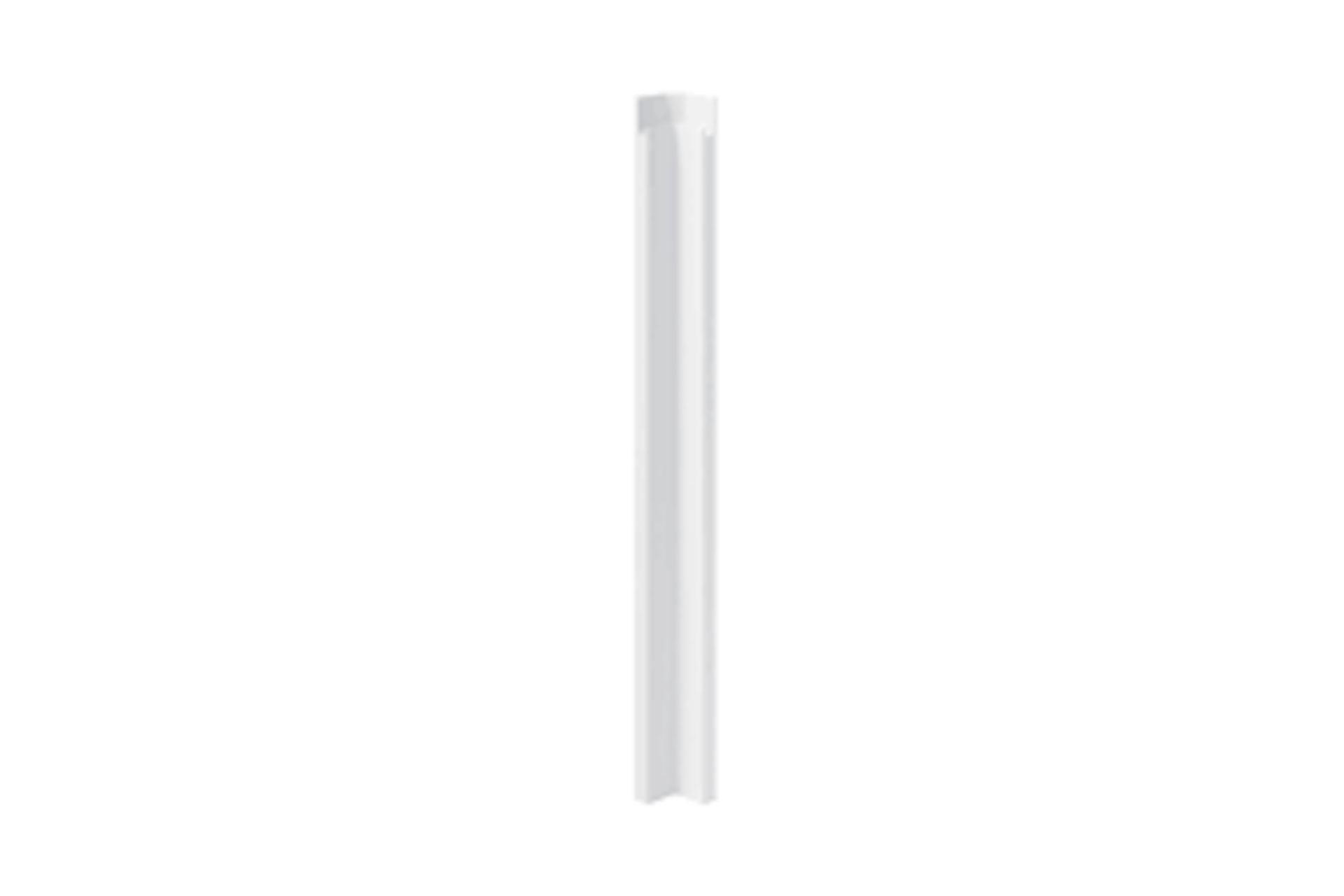 GoodHome Garcinia Gloss light grey Standard Corner post, (W)59mm (H)715mm. - ER41.