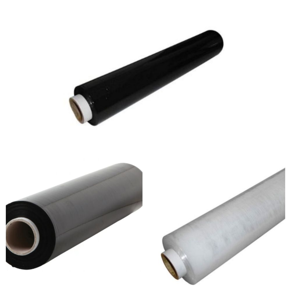 Trade & Pallet Lots of Black & Clear Pallet Wrap - Delivery Available!