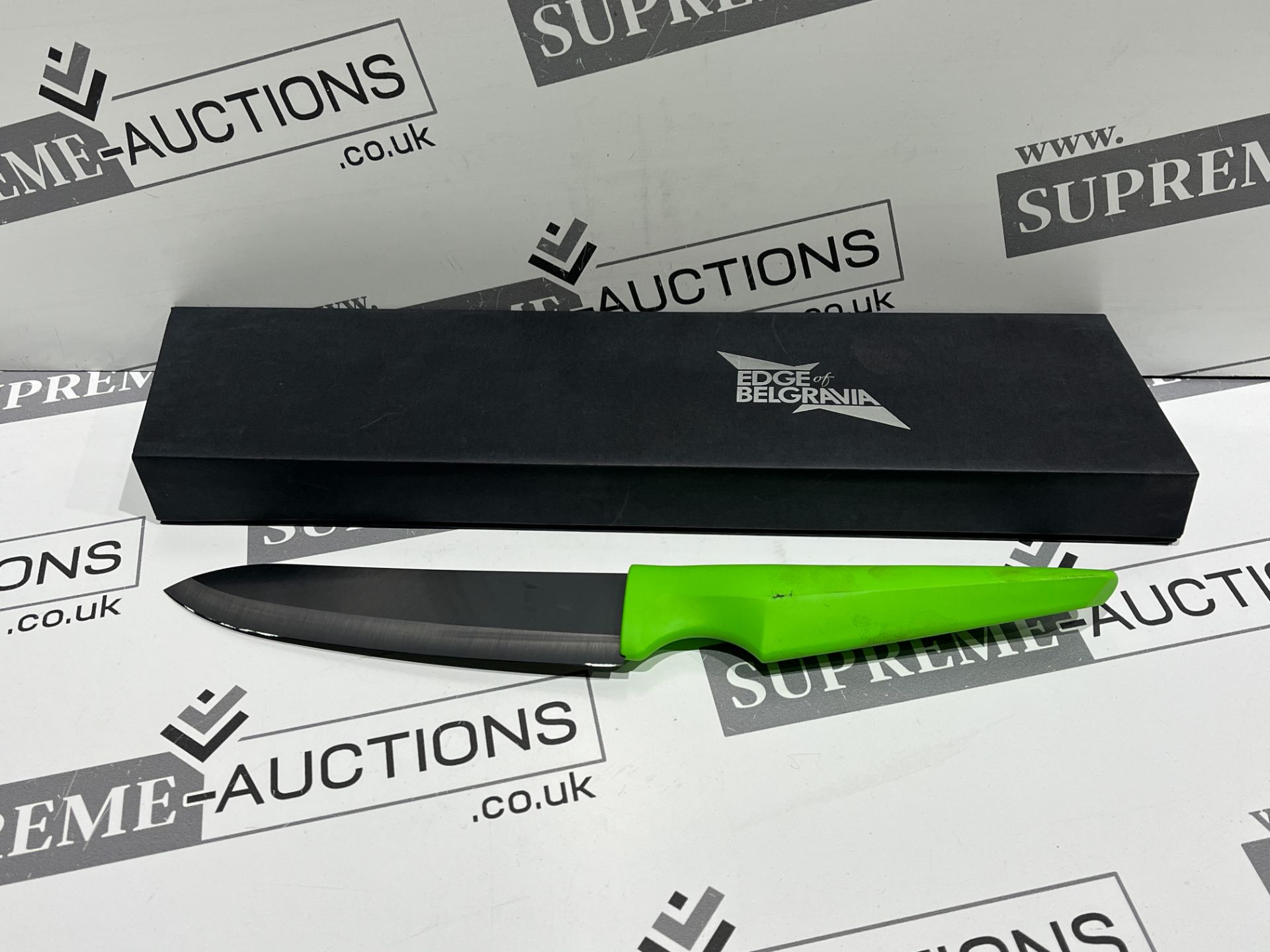 20 X BRAND NEW EDGE OF BELGRAVIA 6 INCH GREEN CHEFS KNIVES R9B.9