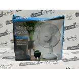 6 X BRENROSS PORTABLE COOL AIR DESK FANS R9B.9