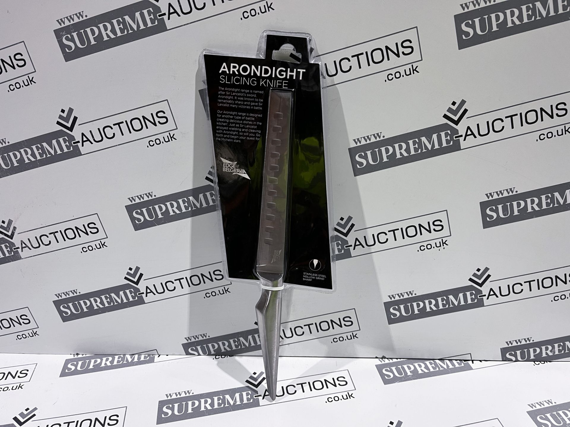 9 X BRAND NEW EDGE OF BELGRAVIA ARONDIGHT SLICING KNIVES RRP £29 EACH R9B.6