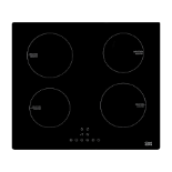 Cooke & Lewis CLIND60 59cm Induction Hob - Black. - R14.14. This Glass induction hob is stylish