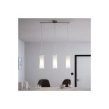 GoodHome Dimonika White Chrome Effect 3 Lamp Pendant Ceiling Light, (Dia)110mm - R14.2. The modern