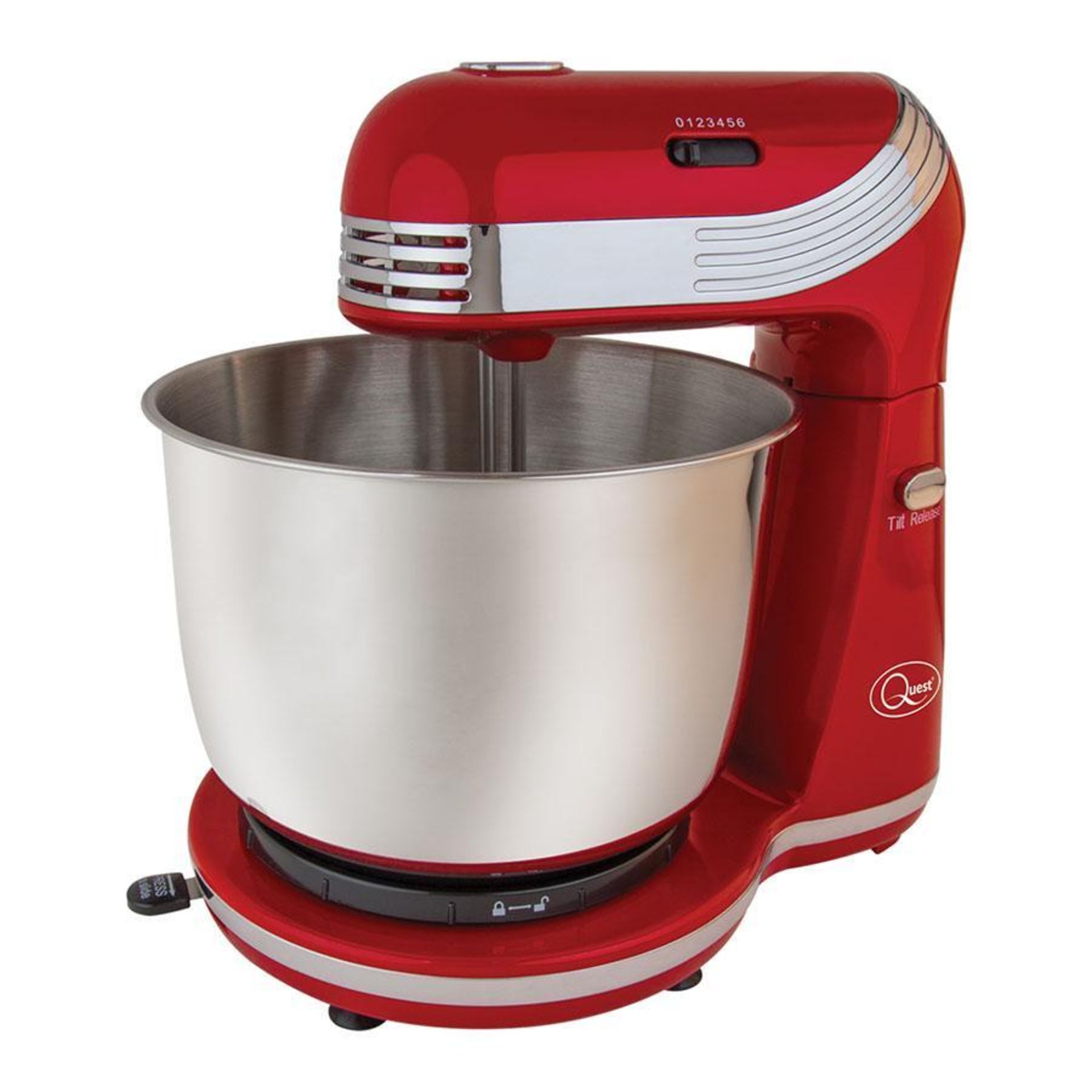 Quest Compact Stand Mixer - 6 Speed - Red - ER43