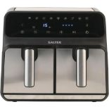 Salter Professional 8 Litre Dual Digital Air Fryer - Black - ER45
