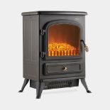 1850W Small Black Stove Heater - ER44