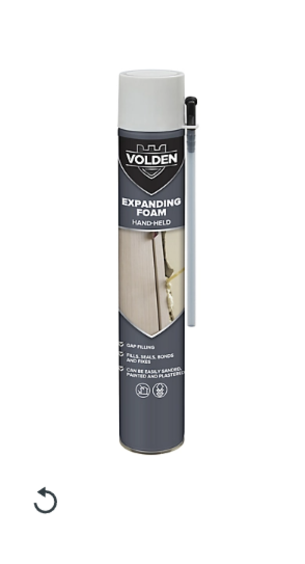 TRADE LOT 96 x Volden Hand-held Gap filling Expanding foam 750ml. RRP £8 each. High bond strength.