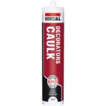 TRADE LOT 60 x Soudal White Decorators Caulk 290ml. White decorators caulk from Soudal has been