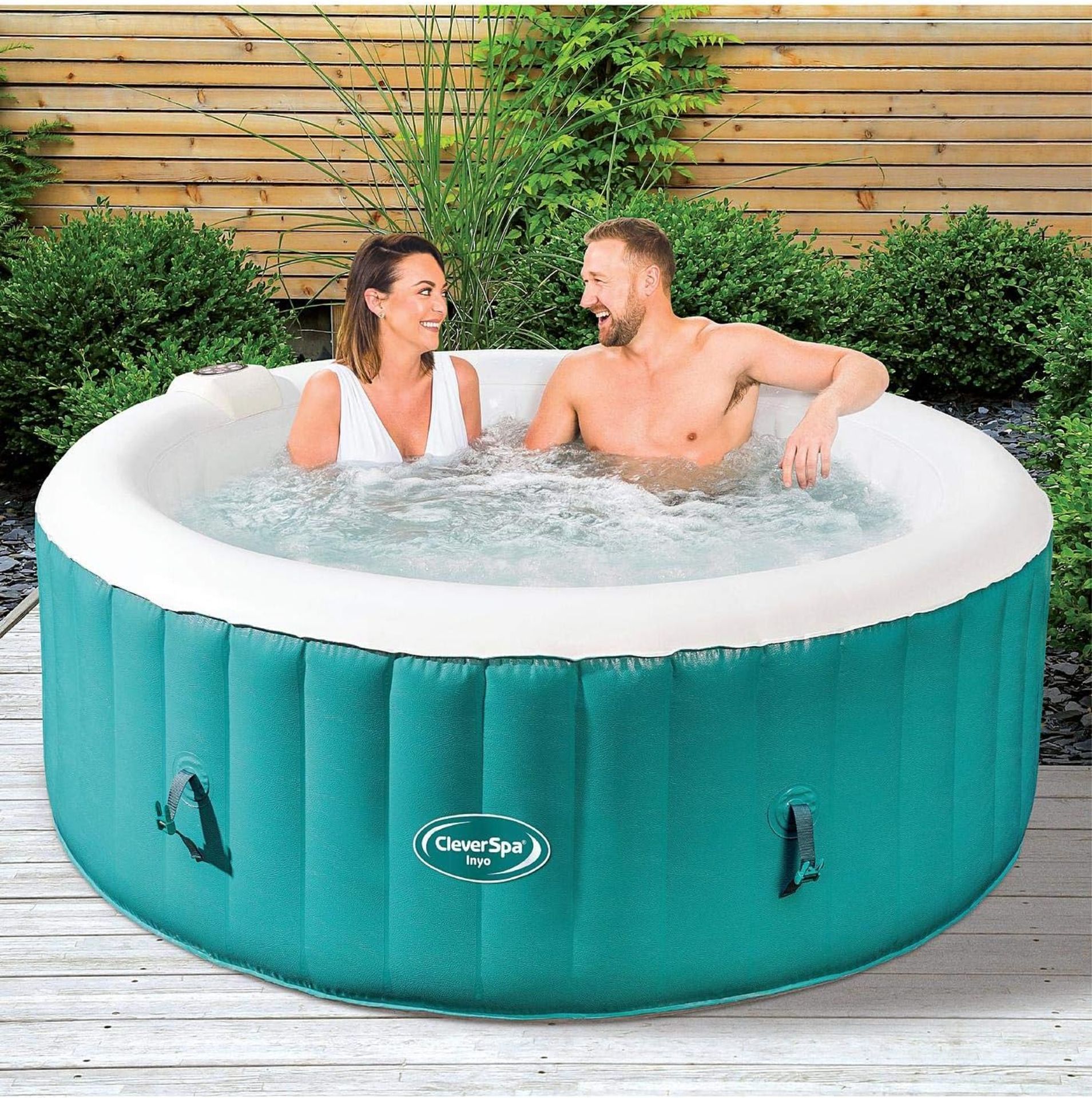 New & Boxed CleverSpa Inyo 4 Person Hot Tub. RRP £499.99. There is no occasion or family get - Image 2 of 5